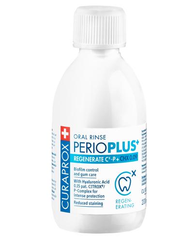 CURAPROX PERIO PLUS+ REGENERATE CITROX CHX 0,09% Płyn do płukania jamy ustnej - 200 ml - cena, opinie, właściwości