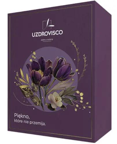 UZDROVISCO Czarny Tulipan Krem-maska odmładzająco-regenerujący, 50 ml + Nawilżający tonik - esencja przeciwzmarszczkowy bezwacikowy, 150 ml [ZESTAW]