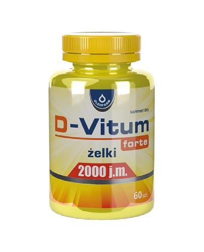 D-Vitum Forte 2000 j.m. żelki, 60 sztuk