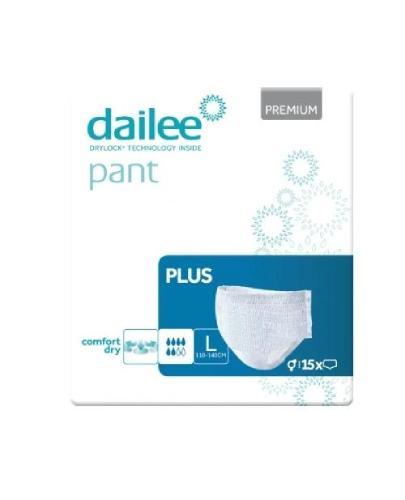 Dailee Pant Premium Plus majtki chłonne rozmiar L, 15 sztuk