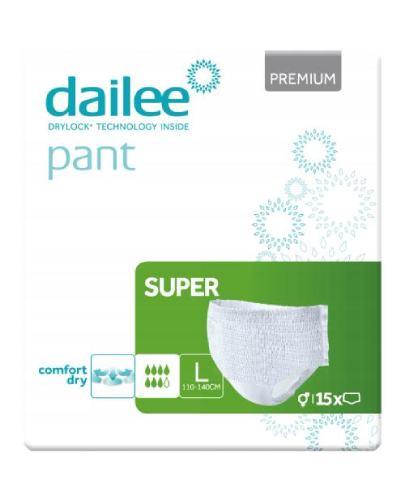 Dailee Pant Premium Super majtki chłonne rozmiar L, 15 sztuk