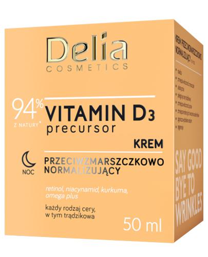 Delia Cosmetics Precursor Vitamin D3 Krem przeciwzmarszczkowo normalizujący na dzień, 50 ml, cena, opinie, wskazania