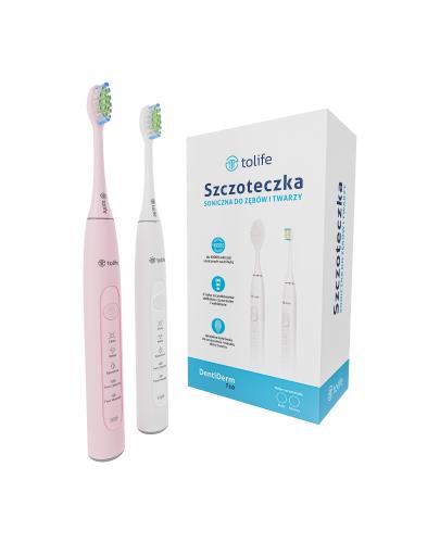 Dentiderm Szczoteczka do zębów i twarzy soniczna T10, 1 sztuka