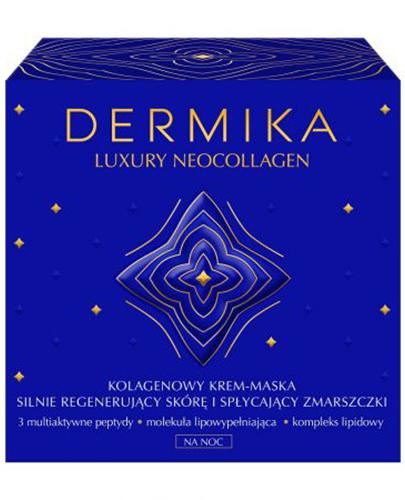 Dermika Luxury Neocollagen Kolagenowy Krem-Maska na noc, 50 ml - cena, opinie, właściwości