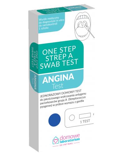 Domowe Laboratorium Strep A Angina Test, 1 sztuka