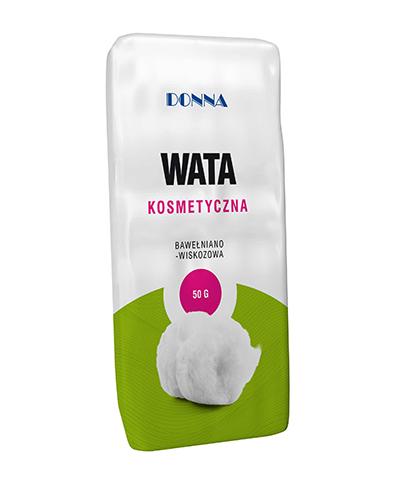 Donna Wata kosmetyczna bawełniano - wiskozowa - 50 g - cena, opinie, właściwości 