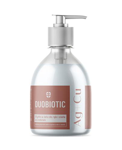 Duobiotic Mydło w żelu do rąk i ciała ze srebrem Ag + Cu, 500 ml