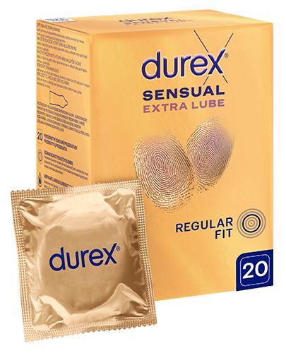 Durex Sensual Extra Lubricated, 20 sztuk