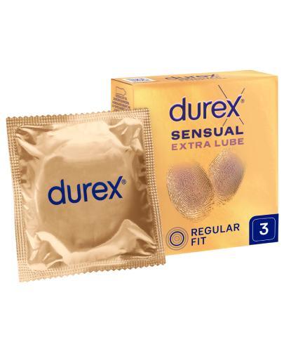 Durex Sensual Extra Lubricated, prezerwatywy 3 sztuki