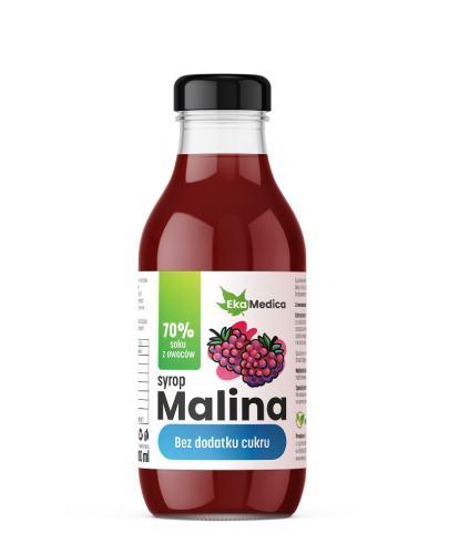 EkaMedica Syrop Malina bez dodatku cukru, 300 ml