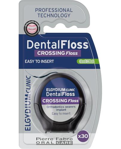 Elgydium Clinic DentalFloss Crossing Floss Nić dentystyczna 1 sztuka