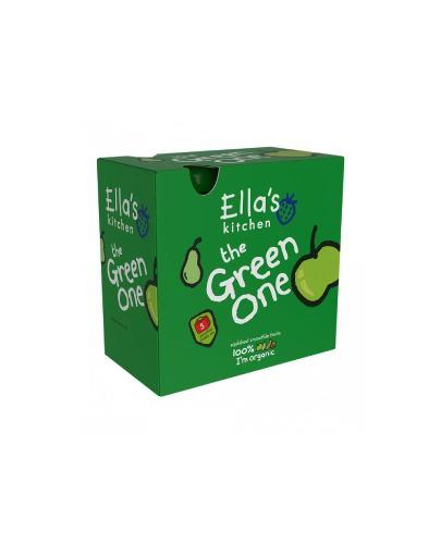 Ella's Kitchen BIO GREEN ONE Kiwi z jabłkiem i bananem po 6. miesiącu życia (5x90 g)