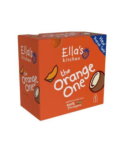 Ella's Kitchen BIO ORANGE BIO Puree owocowe z mango dla dzieci po 6. miesiącu życia (5x90 g)