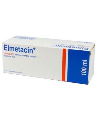 Elmetacin 10 mg/g (1%) aerozol na skórę, roztwór, 100 ml