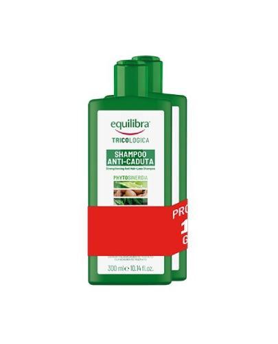 EQUILIBRA Wzmacniający szampon przeciw wypadaniu włosów 300 ml + Wzmacniający szampon przeciw wypadaniu włosów 300 ml [ZESTAW]