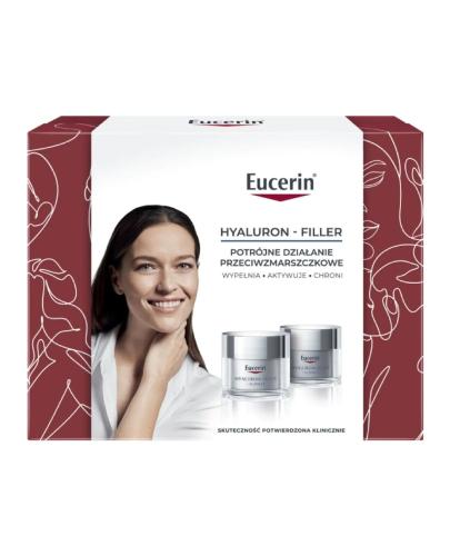 Eucerin Hyaluron-Filler 3 x Effect Krem na dzień, 50 ml + Krem na noc, 50ml [ZESTAW]