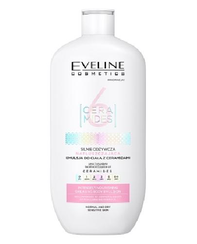 EVELINE COSMETICS 6 ceramidów Silnie odżywcza natłuszczająca emulsja do ciała, 350 ml