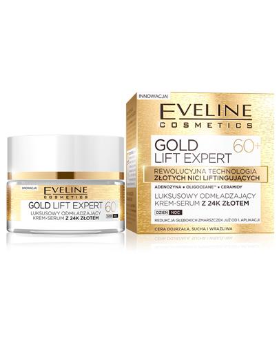 EVELINE COSMETICS GOLD LIFT EXPERT Luksusowy odmładzający krem-serum z 24K złotem 60+ - 50 ml