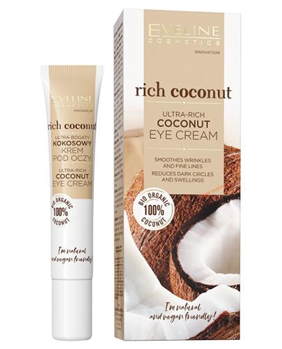 Eveline Rich Coconut Ultra-bogaty kokosowy krem pod oczy - 20 ml - cena, opinie, stosowanie