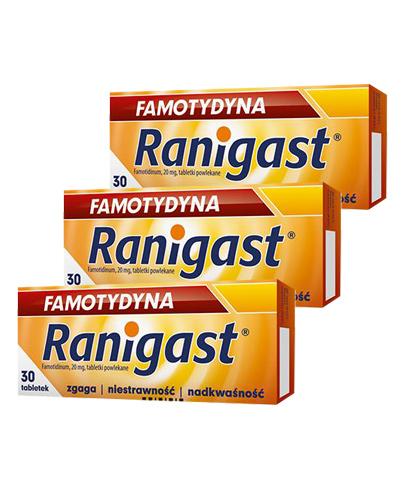 Famotydyna Ranigast, 3 x 30 tabl.