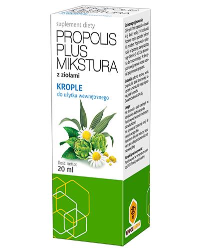 FARMINA Propolis Plus Mikstura z ziołami - 20 ml - układ trawienny - cena, opinie, wskazana