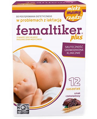 Femaltiker Plus o smaku czekoladowym - 12 sasz.