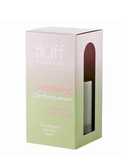 Fluff Serum oczyszczające z glinką zieloną i kwasem glikolowym, 30 ml