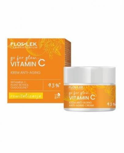 Floslek Laboratorium Go For Glow… Vitamin C Krem anti aging na dzień/noc, 50 ml