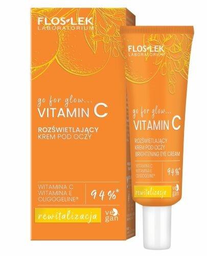 Floslek Laboratorium Go For Glow… Vitamin C Krem pod oczy rozświetlający, 30 ml