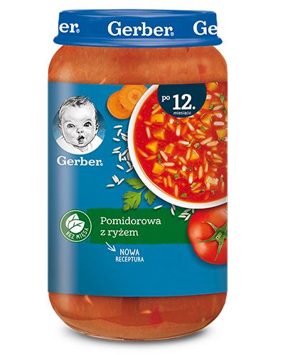 Gerber Pomidorowa z ryżem po 12 m-cu - 250 ml - cena, opinie, skład