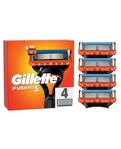 Gillette Fusion5 Ostrza wymienne do maszynki do golenia dla mężczyzn, 4 sztuki 