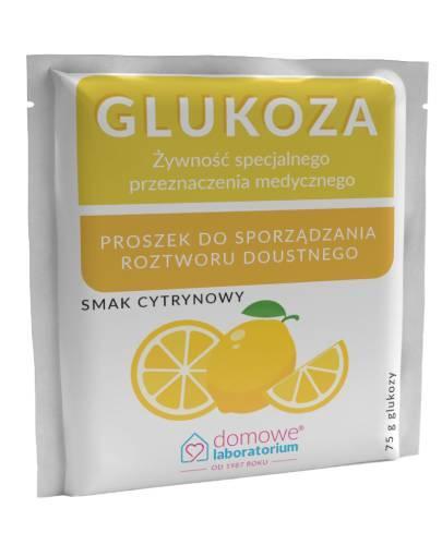 Glukoza o smaku cytrynowym proszek, 75 g 