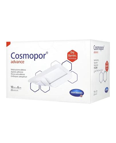 Hartmann Cosmopor Advance Opatrunek na ranę 10 x 6 cm, 25 sztuk