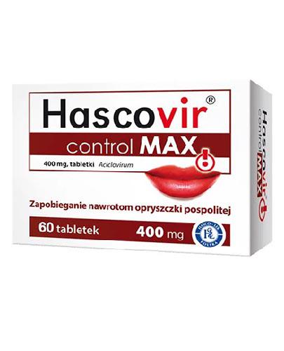 Hascovir control Max, 60 tabl., cena, opinie, wskazania