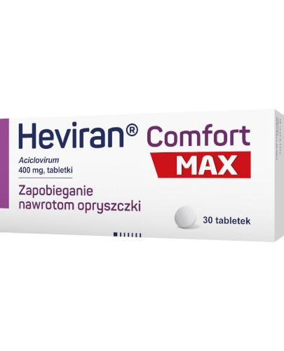 Heviran Comfort Max 400 mg, 30 tabletek