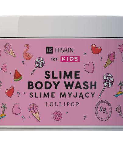 Hiskin Kids Slime dla dzieci do kąpieli różowy, 150 ml