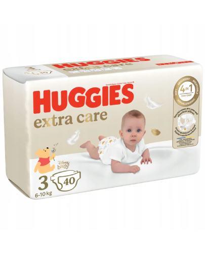 Huggies Pieluchy extra care 3 (6-10 kg), 40 sztuk