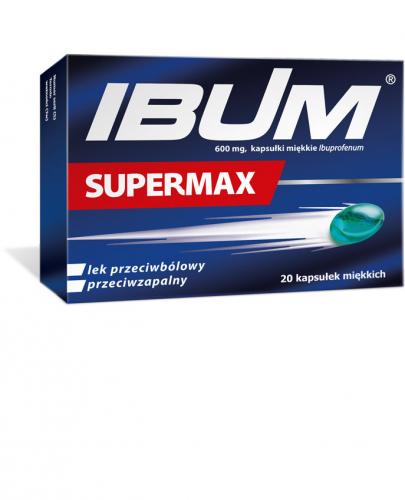 Ibum Supermax 600 mg, 20 kapsułek