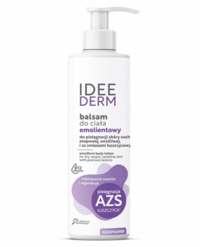 Idee Derm Emolientowy Balsam do pielęgnacji ciała ze zmianami łuszczycowymi i AZS, 250 ml