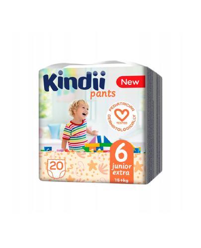 Kindii junior extra pieluchomajtki rozmiar 6 (15+ kg), 20 sztuk