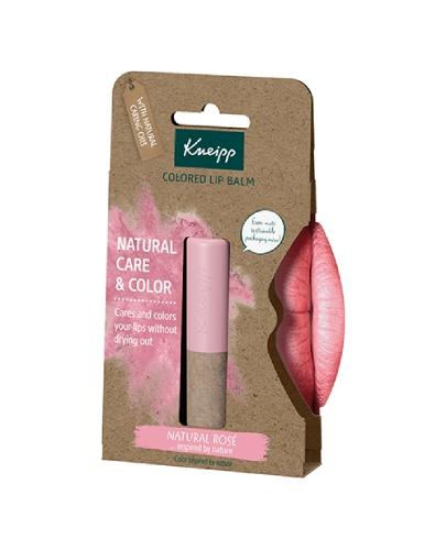 Kneipp Koloryzujący balsam do ust Natural Rose, 3,5 g