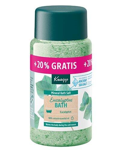 Kneipp Kryształki do kąpieli z soli mineralnej Eukaliptus Bath, 600 g