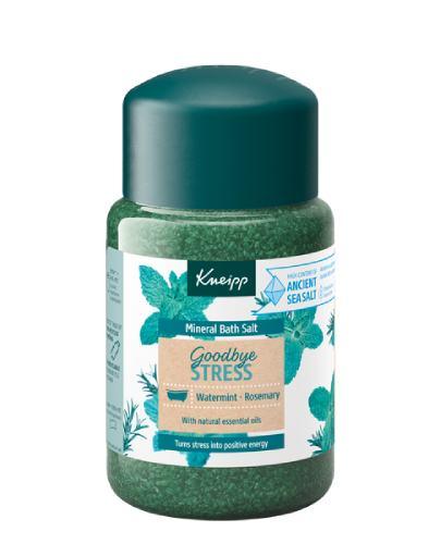 Kneipp Kryształki do kąpieli z soli mineralnej Goodbye Stress Rozmaryn i Mięta, 600 g