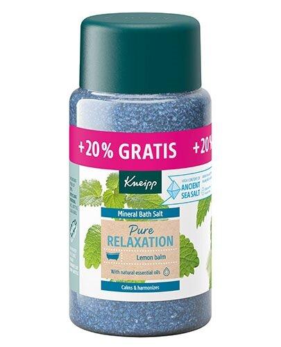 Kneipp Kryształki do kąpieli z soli mineralnej Pure Relaxation Melisa, 600 g