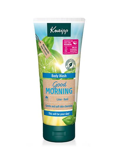 Kneipp Płyn pod prysznic Good Morning Limonka Bazylia, 200 ml