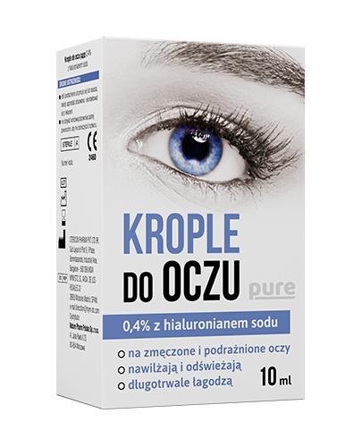 Krople do oczu pure 0,4% z hialuronianem sodu, 10 ml