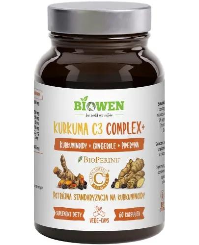 BIOWEN Kurkuma C3 Complex+, 60 kapsułek