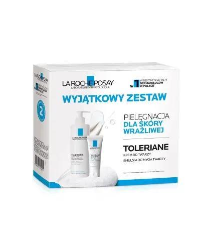 La Roche-Posay Toleriane Zestaw Xmass 2024 Emulsja łagodna, oczyszczająca 400 ml + Krem Sensitive 40 ml