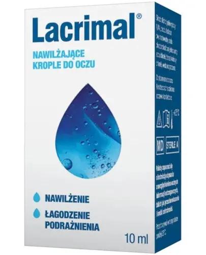 Lacrimal Krople do oczu nawilżające, 10 ml