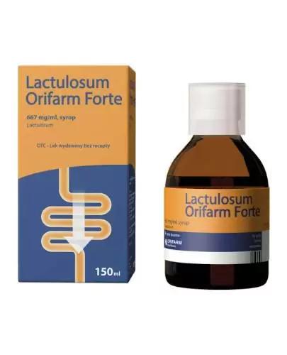 Lactulosum Orifarm Forte 667mg/ml syrop, 150 ml